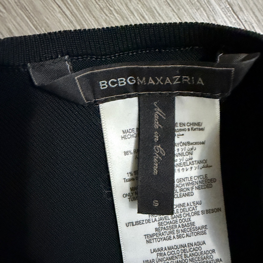 BCBGMaxAzria Classic Black Mini Dress - Picture 9 of 12